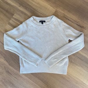 Banana Republic beige neutral crop sweater size Small